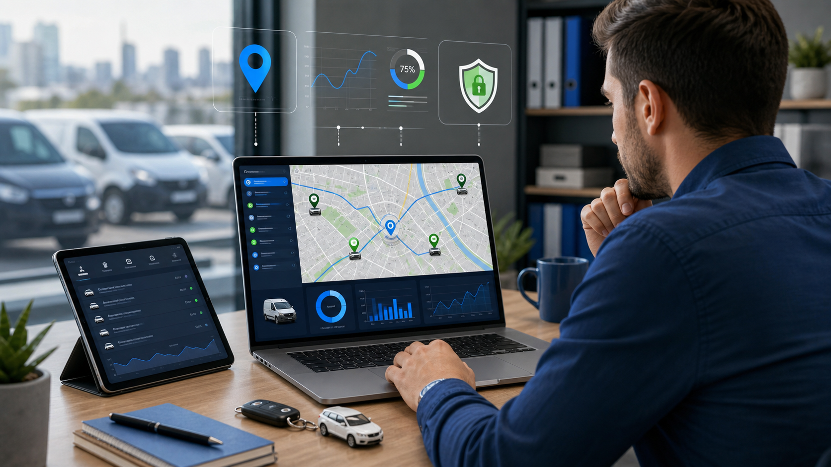 Plataforma de geolocalización para vehículos y activos móviles